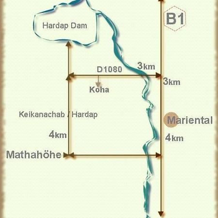 Koha Guesthouse Mariental Dış mekan fotoğraf