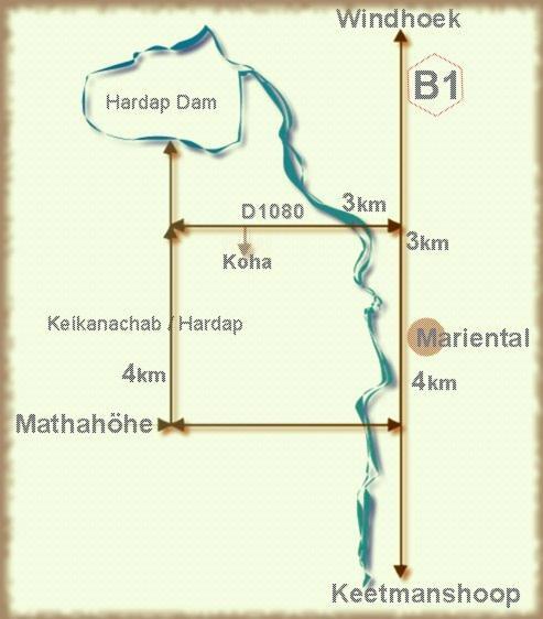 Koha Guesthouse Mariental Dış mekan fotoğraf